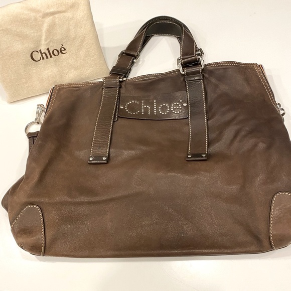 Authentic Chole leather tote - Picture 9 of 11
